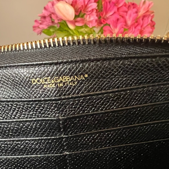 Dolce & Gabbana Leopard Print Zip Around Wallet | EUC - Picture 9 of 14